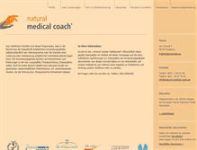 Tablet Screenshot of natural-medical-coach.de